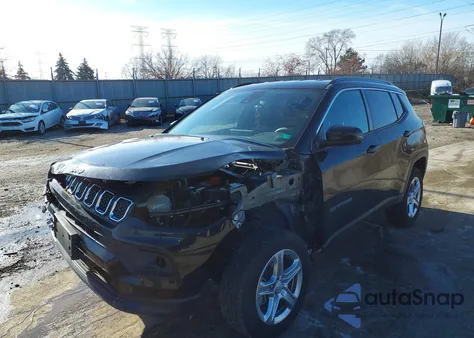 2023 Jeep Compass Latitude 4X4 из США, поврежденный, VIN 3C4NJDBN9PT560003